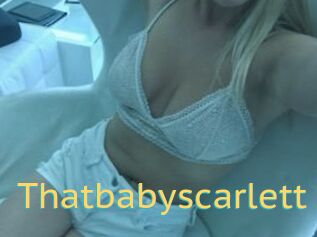 Thatbabyscarlett